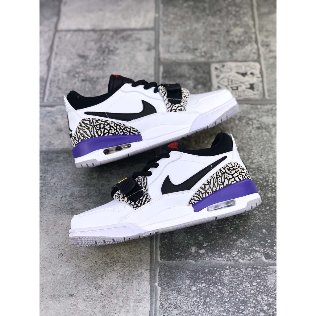 Giày ORDER Nike Jordan Legacy 312 Low "Lakers" Purple chất lượng tốt nhất