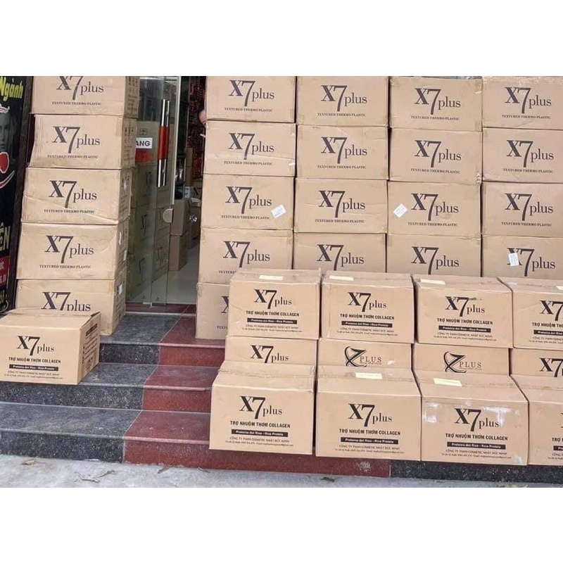 Uốn tóc X7 Plus Collagen Keratin 1000ml A-B-C