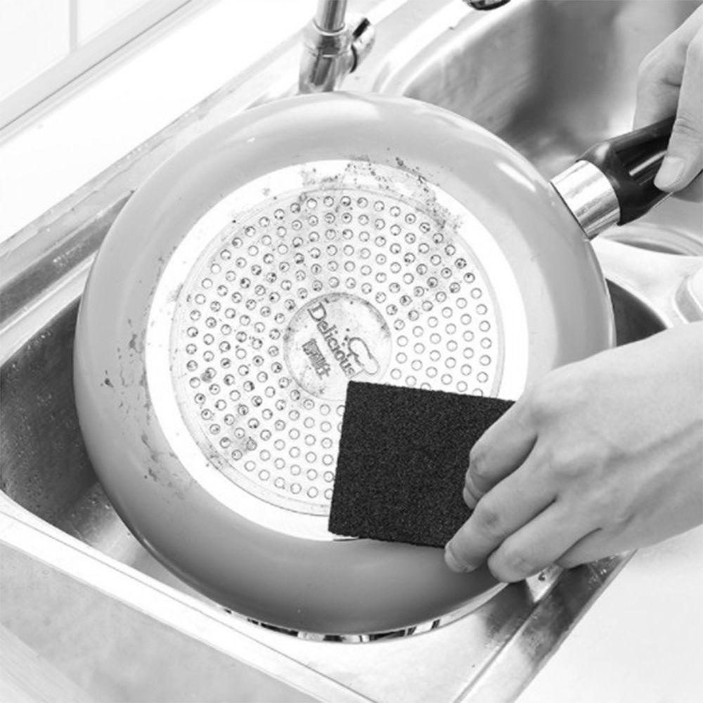 LLOYD Miếng Bọt Biển Cotton Màu Đen Tẩy Trang Làm Sạch Bụi Bẩn Nano Emery