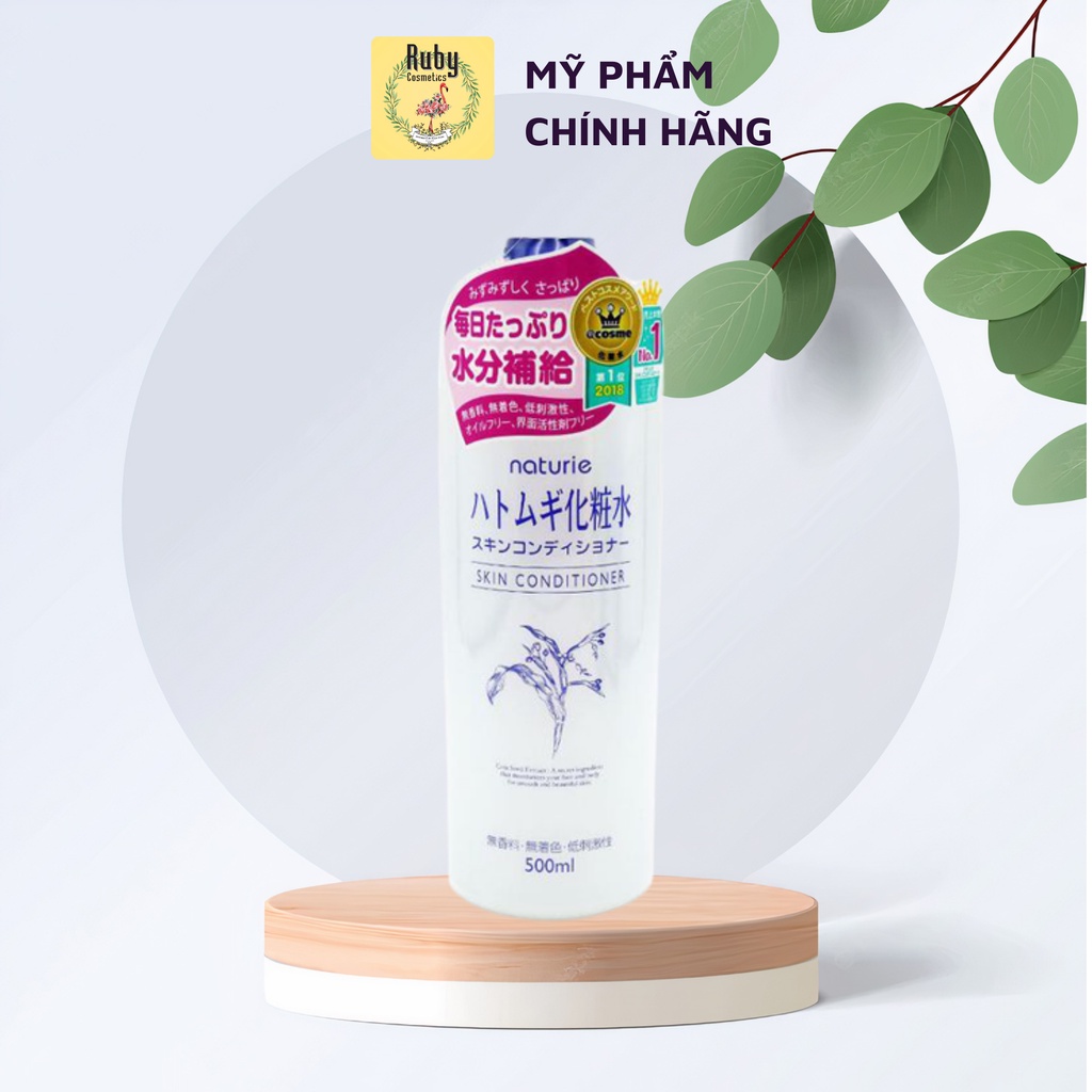 [500ml] Nước Cân Bằng Da Naturie Hatomugi Skin Conditioner Hạt Ý Dĩ