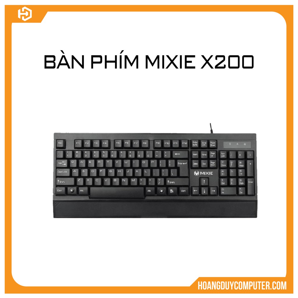 BÀN PHÍM GAMING GIẢ CƠ MIXIE X200 - CHÍNH HÃNG PHÂN PHỐI