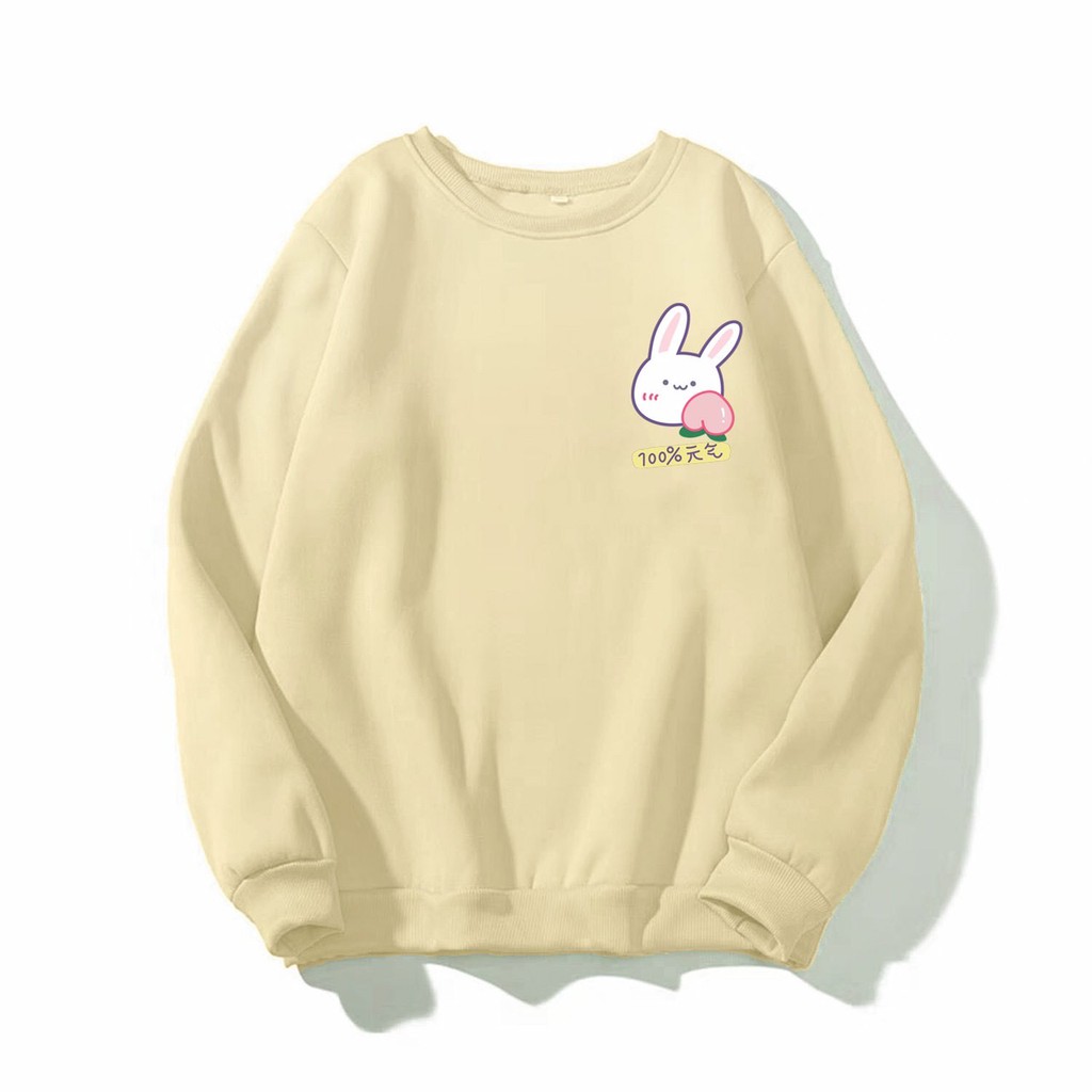 [FREESHIP_50K] Áo sweater nam nữ in hình Thỏ cực cute, chất nỉ dày dặn, hợp làm áo cặp William - DS121