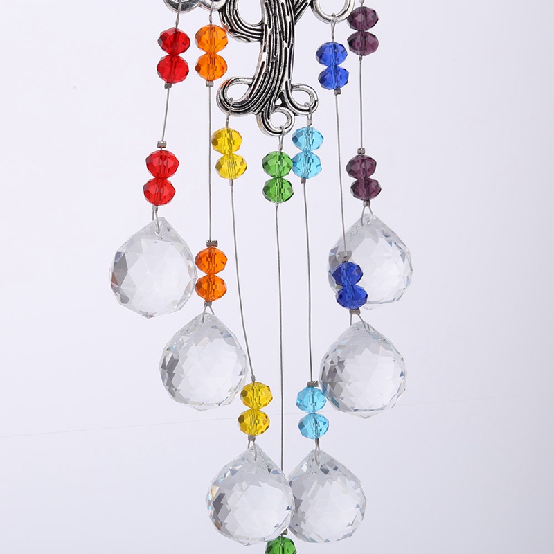 Chuông Gió Dreamcatcher Pha Lê Mặt Trời Trang Trí Nhà Cửa