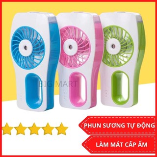 Quạt Phun Sương Mini Cấp Ẩm Tiện Lợi Nhỏ Gọn Cầm Tay Siêu Mát