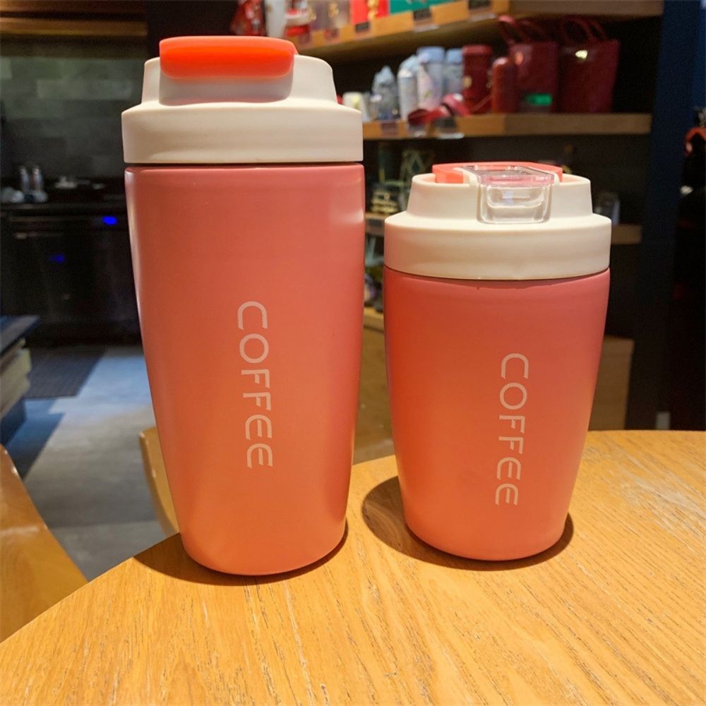 ly giữ nhiệt cafe trà sữa, cốc giữ nhiệt 2 lớp inox 304 dung tích 400-500ml