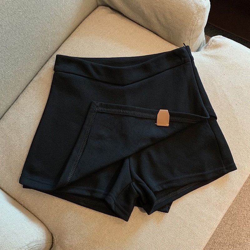 Chân Váy Ngắn Hàn Quốc Màu Trơn Thiết Kế Độc Đáo Cho Nữ