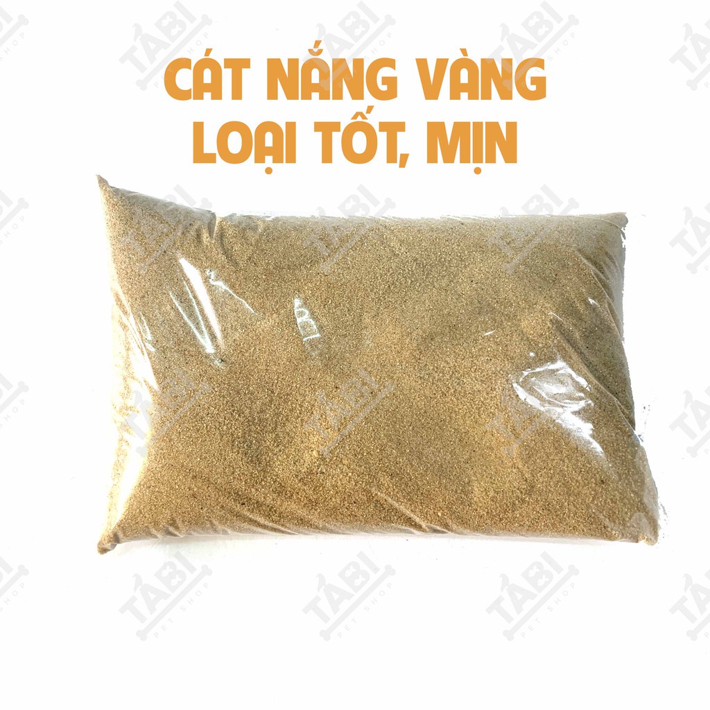 1KG Cát Nắng Vàng Hàng Loại Tốt - Cát Vàng Trang Trí Hồ Cá, Bể Cá Thuỷ Sinh