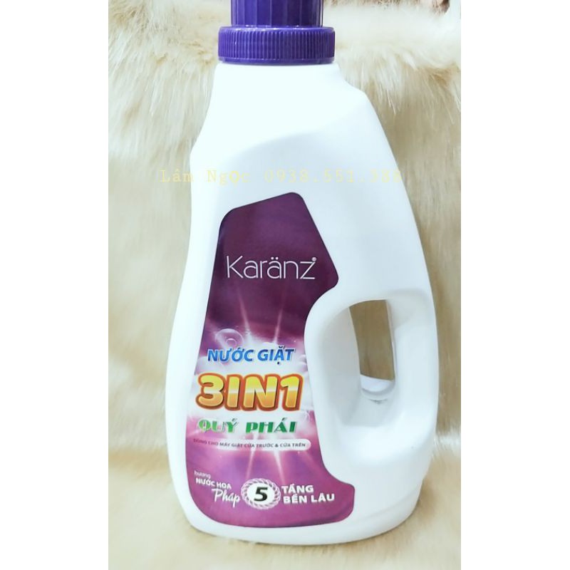 Nước Giặt 3in1 KARANZ Mùi hương dễ chịu, sạch bay vết bẩn.
