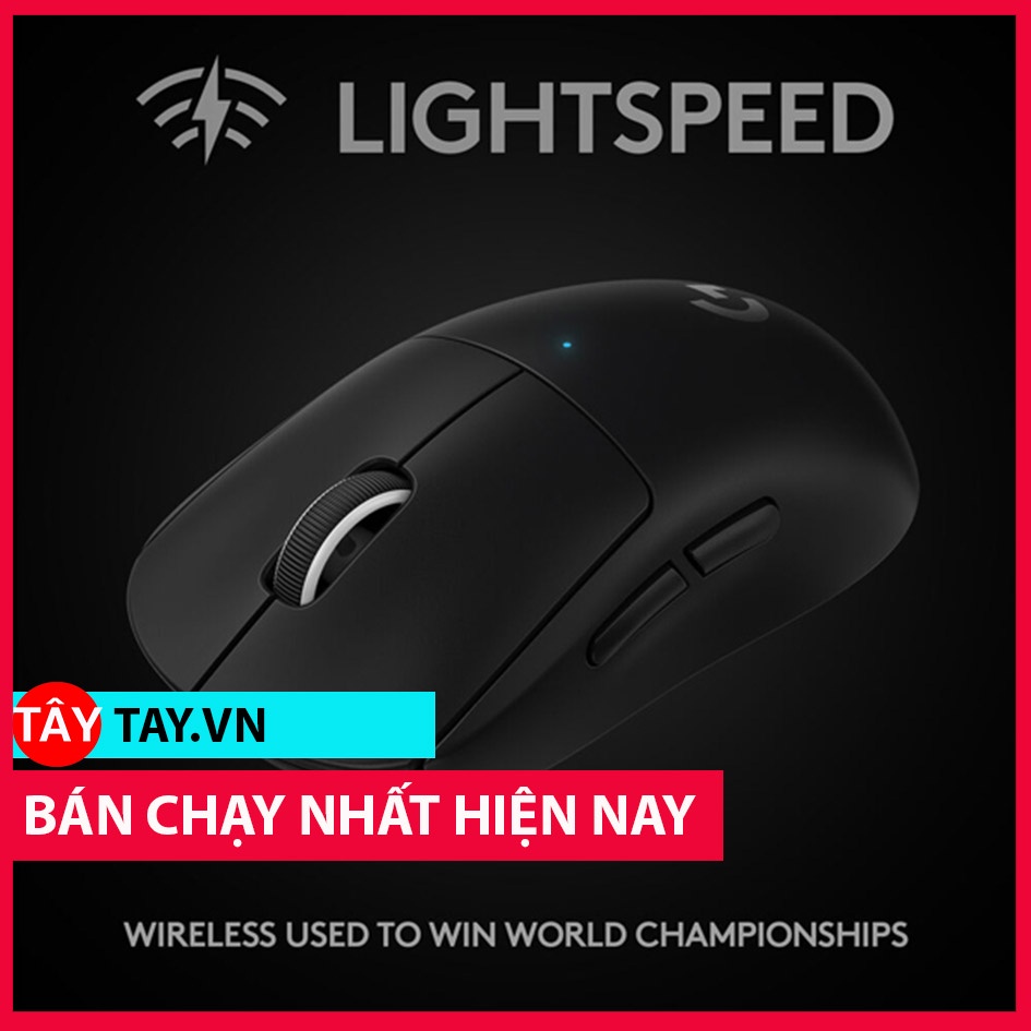 Chuột gaming không dây Logitech G Pro X Superlight | Siêu nhẹ, 5 nút lập trình, pin lâu
