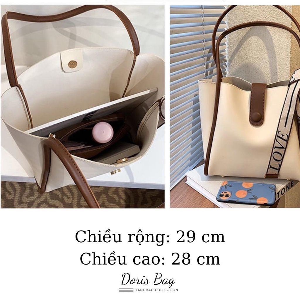 Túi tote vải đẹp công sở cầm tay thời trang cao cấp, túi xách đi làm