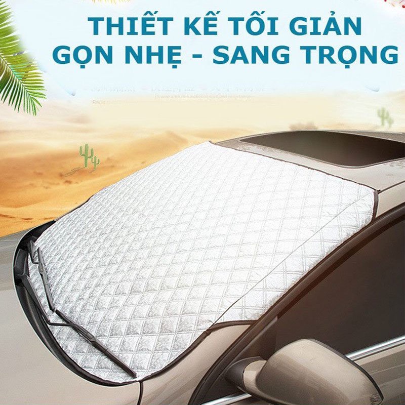 Che Nắng Ô Tô, Bạt Che Kính Lái, Thảm Trải Chống Tia UV Bảo Vệ Xe