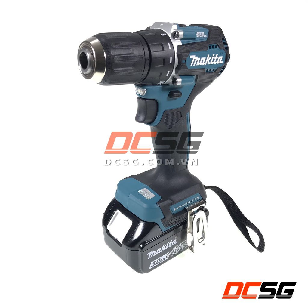 Máy khoan và vặn vít dùng pin 18V Makita DDF487RFJ | DCSG