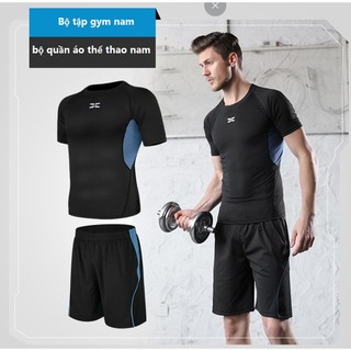 Set quần áo thể thao nam 💖 𝑭𝑹𝑬𝑬𝑺𝑯𝑰𝑷 💖 Bộ đồ tập Gym thể hình cho nam co giãn PRO Combat