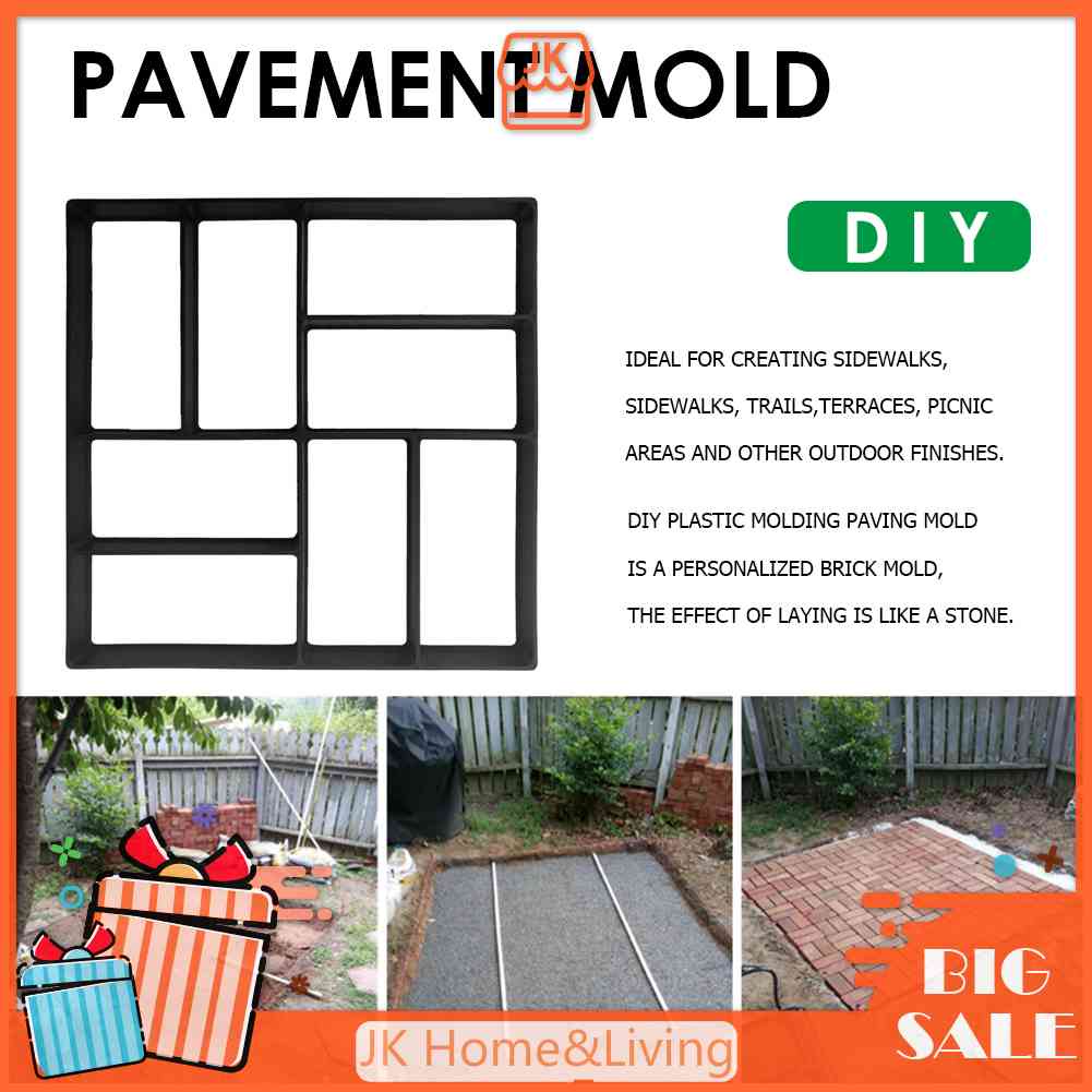 Khuôn Tạo Hình Gạch Lát Lối Đi Sân Vườn DIY