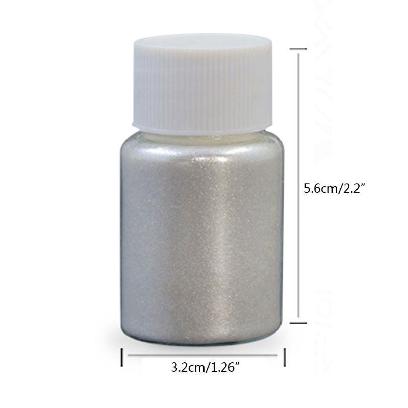 Set 6 lọ bột ánh ngọc trai lấp lánh trang trí đồ resin độc đáo