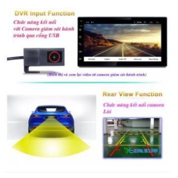 COMBO Màn hình ô tô dvd android theo xe Toyota Innova 2018-2020 có mặt dưỡng và giắc zin đi kèm.