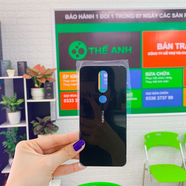 Nắp lưng Nokia 6.1 Plus / Mặt kính lưng OEM Nokia X6 2018
