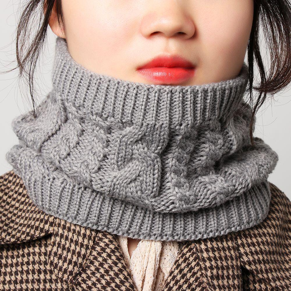 Lay Khăn Choàng Cổ Dày Dặn Hình Tròn Thời Trang Cho Nữ