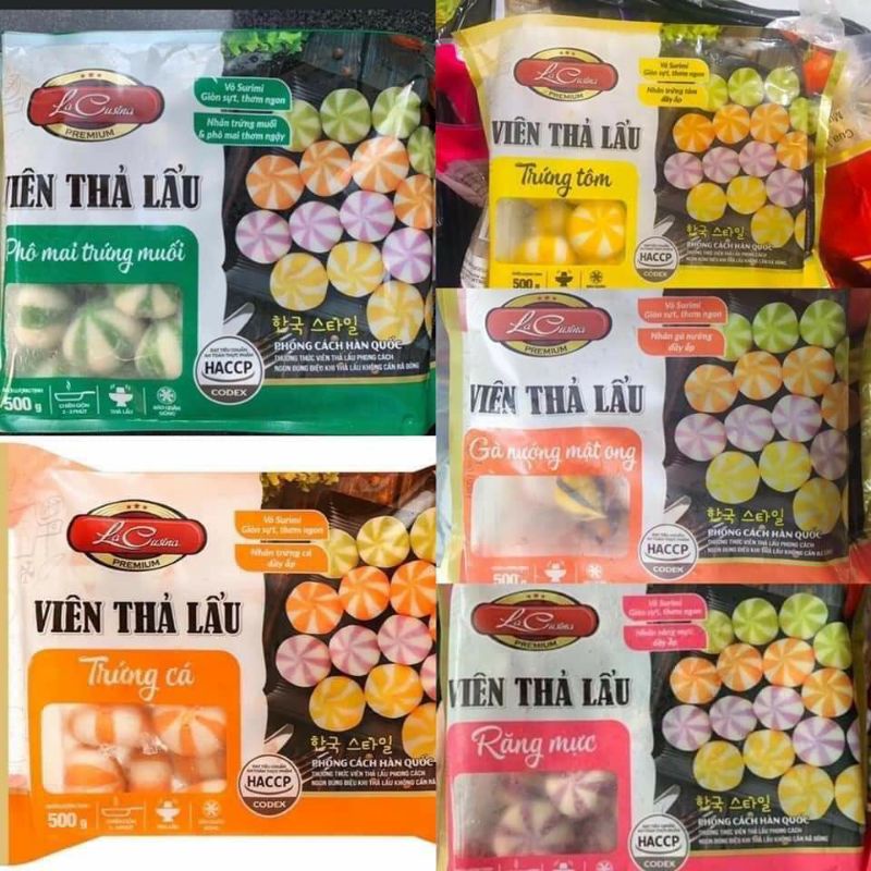 Viên thả lẩu - trứng muối phô mai 200gr/500gr