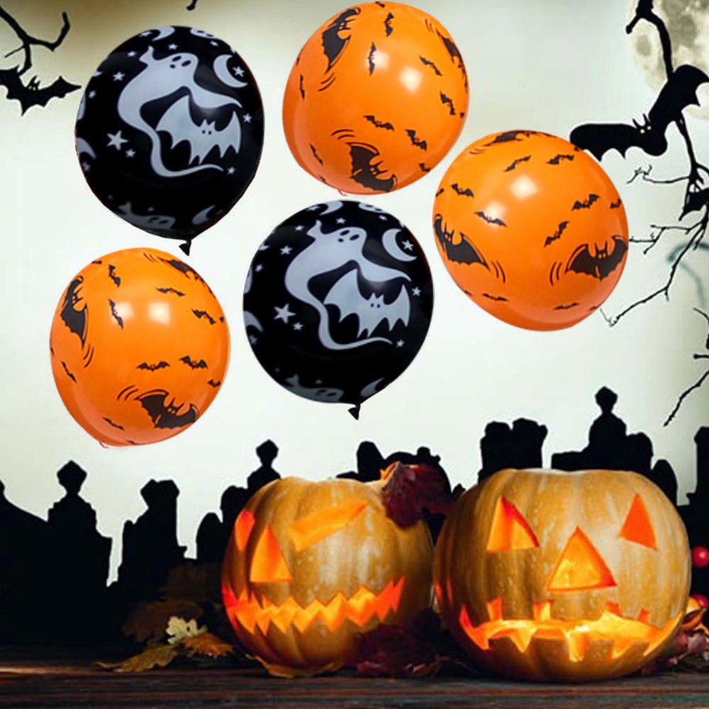 Set 10 Bong Bóng Trang Trí Halloween