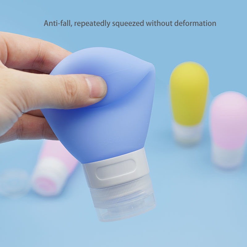 Set 3 Chai Silicone Rỗng Đựng Mỹ Phẩm Tiện Lợi Khi Đi Du Lịch