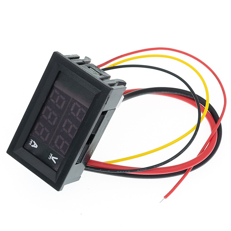 Bộ Đồng Hồ Đo Điện Áp Dc 0-100V 10A 0.28" Chuyên Dụng