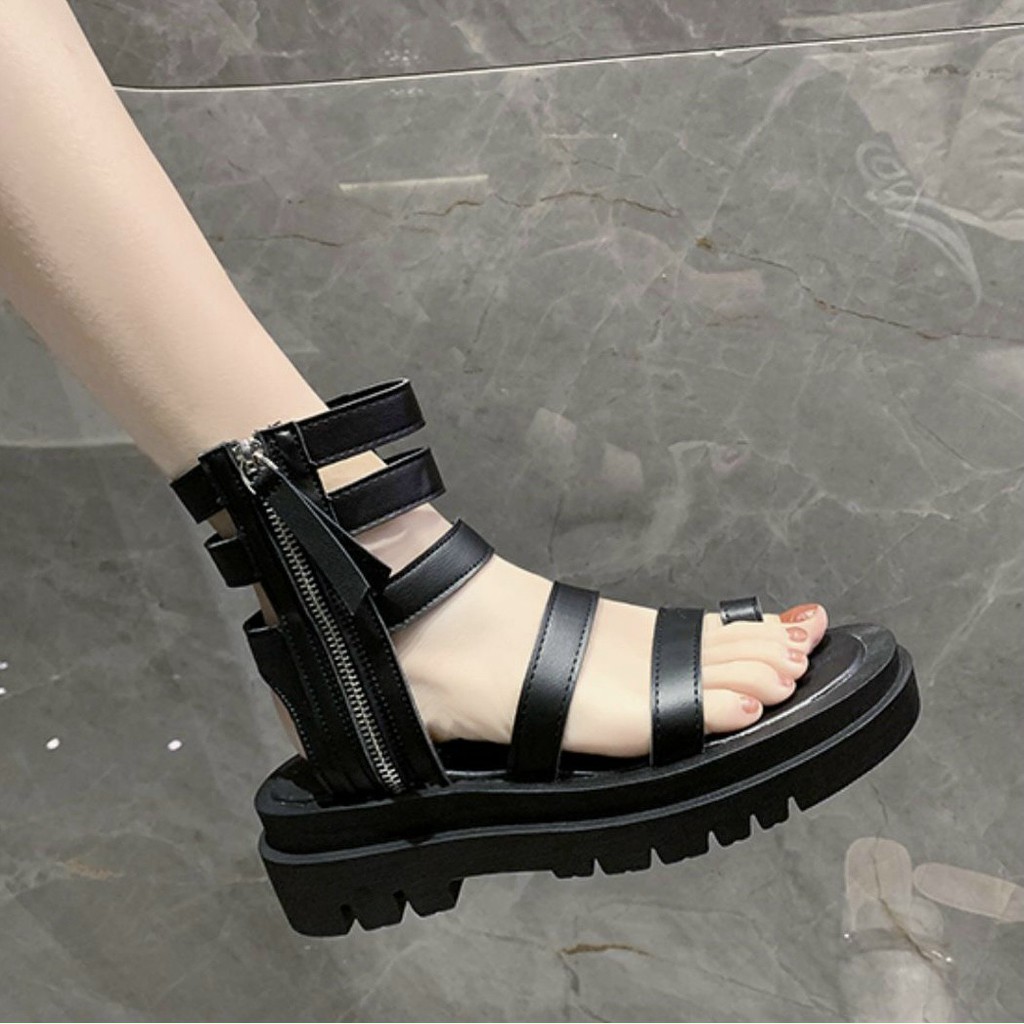 Sandal Chiến Binh - Quai Kéo Hông - Đế Đúc 5cm [QUẢNG CHÂU] G66