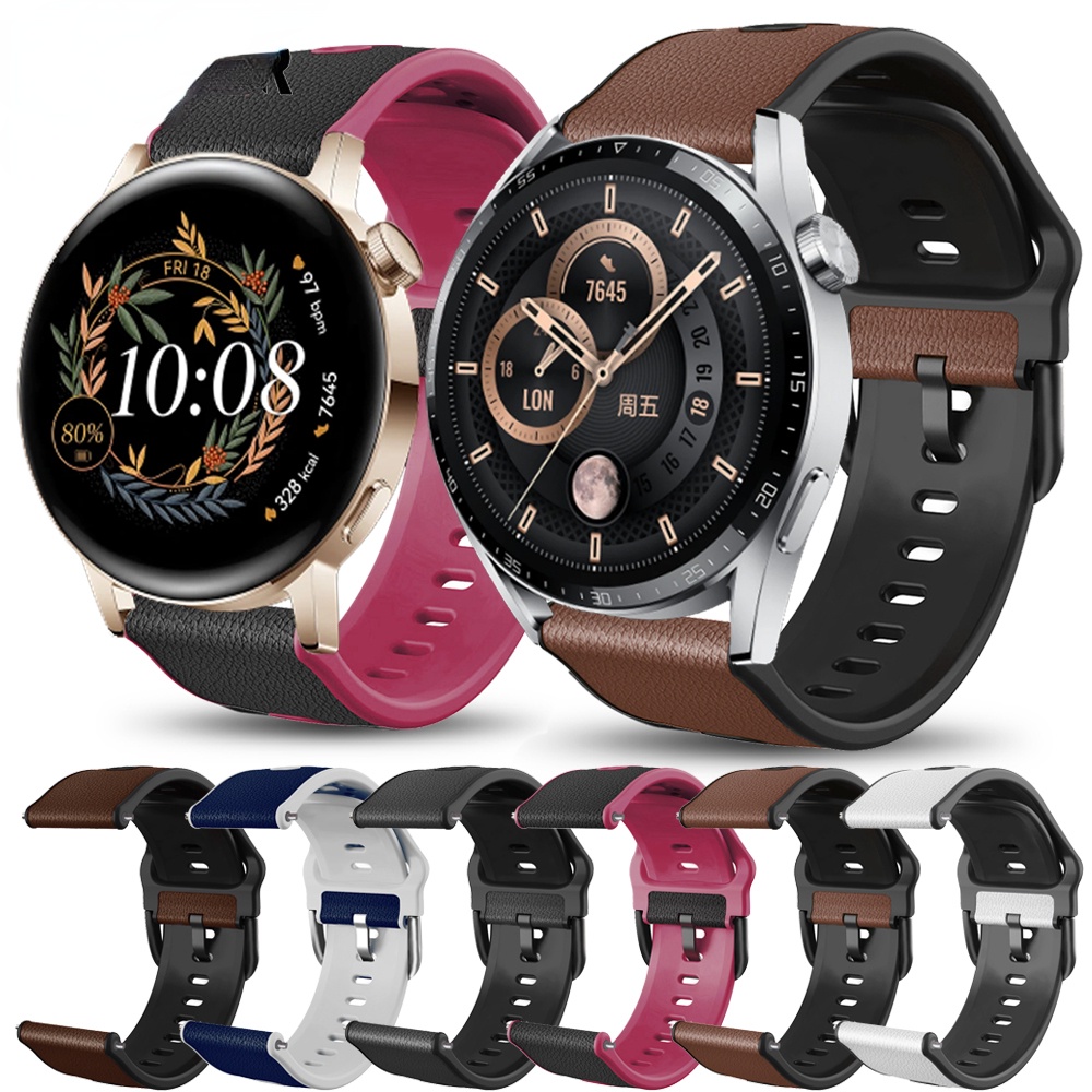 Dây Đeo Bằng Da Thật Cho Đồng Hồ Huawei Watch GT 3 / 2 Pro / 2E / GT 46mm 42mm 22mm 20mm