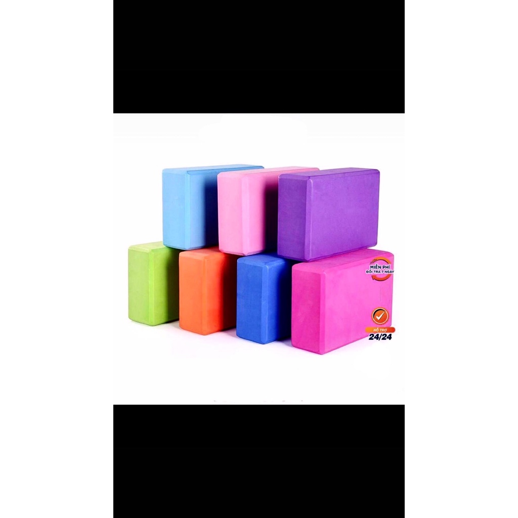 Gạch xốp tập YOGA tại nhà, Gạch Tập YOGA siêu nhẹ 200gram cải thiện sức khỏe