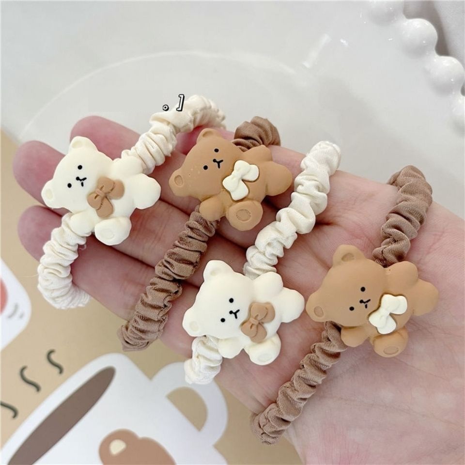 Set 2 dây chun buộc tóc nhún hình gấu dễ thương BAG U CHUNNHUNGAU066