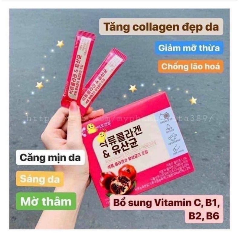 𝐂𝐎𝐋𝐋𝐀𝐆𝐄𝐍 𝐋𝐔̛̣𝐔 ĐỎ  𝐝ạ𝐧𝐠 𝐛ộ𝐭 chính hãng (hộp 30 gói)