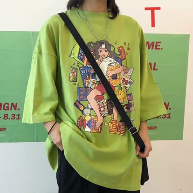 Áo cô gái tham ăn tici TTO987