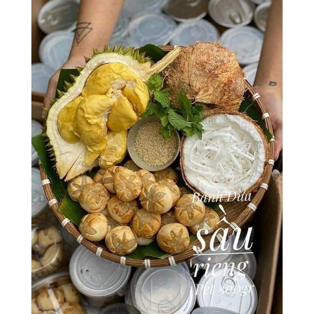 Bánh dừa sầu riêng 300g