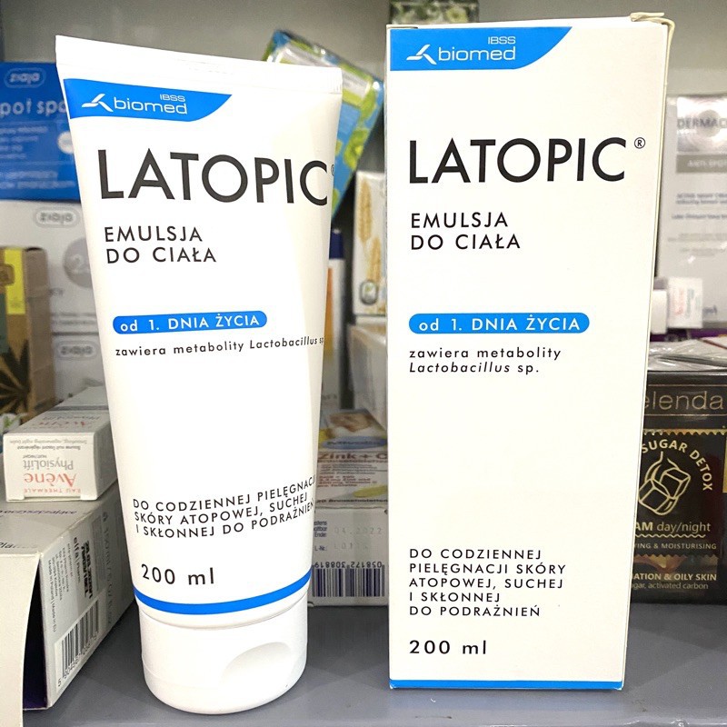 Latopic 200ml - Kem dưỡng ẩm, dịu da dành cho da mặt và toàn thân H198