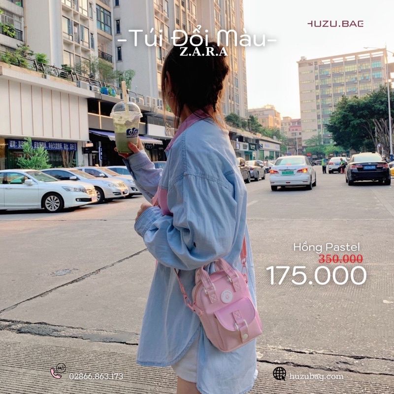 Túi xách đổi màu khi ra nắng túi xách đeo chéo iêu xinh
