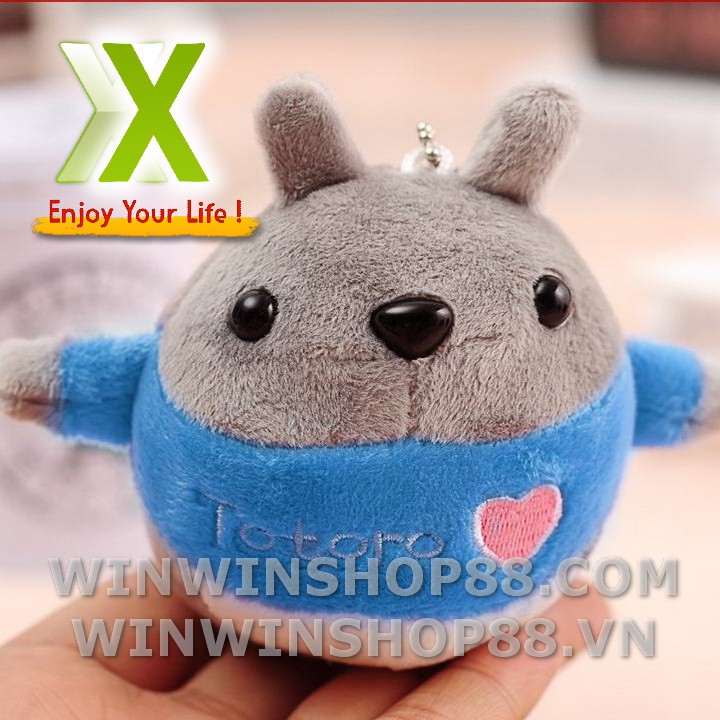 Móc khóa gấu bông mèo Totoro (9 cm) quà tặng 8/3 quà tặng dễ thương cung cấp bởi asam