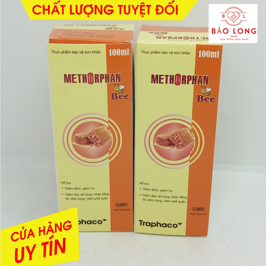 Siro ho METHORPHAN Bee chai 100ml - Traphaco