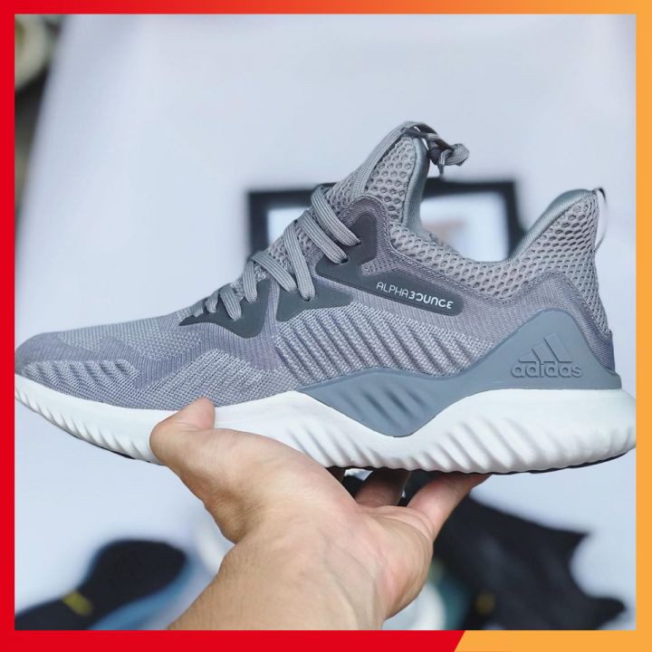 Giày Adidas Alphabounce Beyond Grey 👟 FREE SHIP, BAO ĐỔI SIZE 👟 Giày Sneaker Nam Nữ, Giày Thể Thao Cao Cấp, Giày Nam