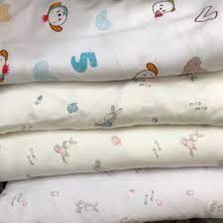 Chăn lụa cotton mềm mịn cao cấp Kiluta, chăn lụa mùa hè cho bé (KT 110x120cm)