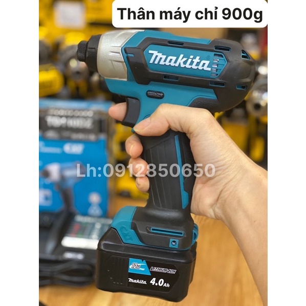 Máy bắn vít Makita 12V TD110 full bộ.