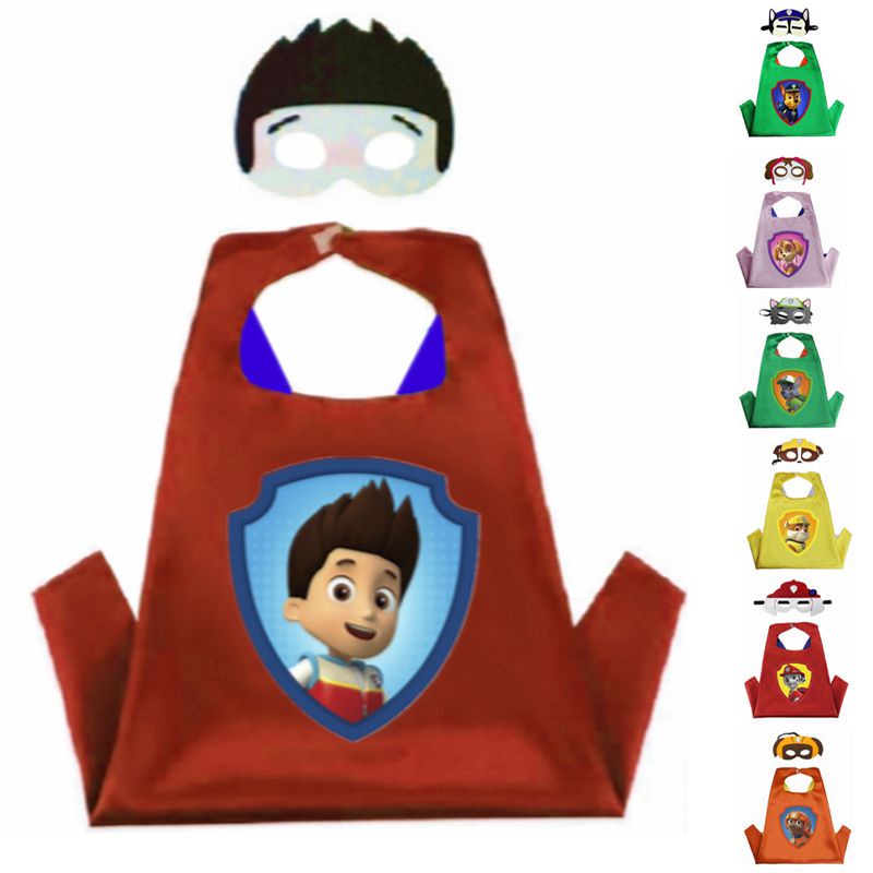 Áo Khoác Và Mặt Nạ Hóa Trang Nhân Vật Hoạt Hình PAW Patrol