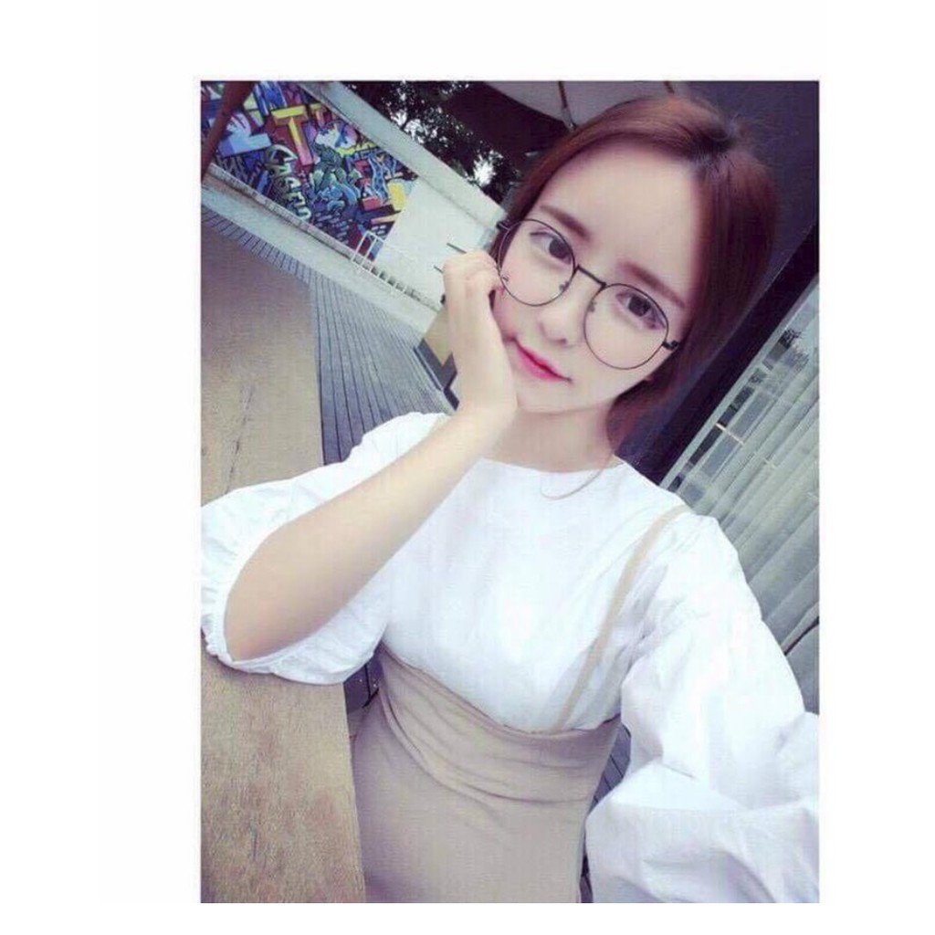 [SALE] Kính Ngố Gọng Tròn Unisex Thời Trang | BigBuy360 - bigbuy360.vn