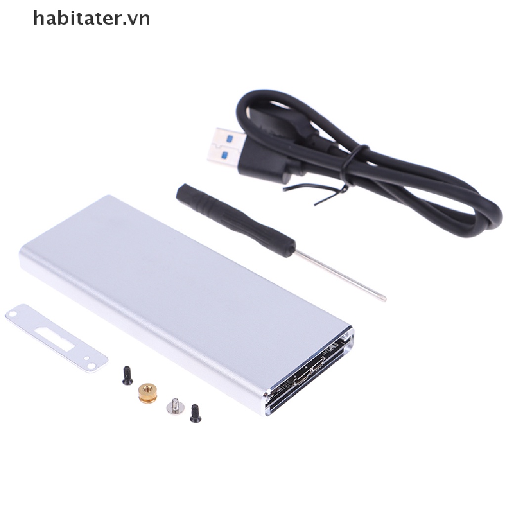 Khay Đựng Ổ Cứng Ngoài M.2 NGFF SATA SSD Sang USB 3.0 Type C