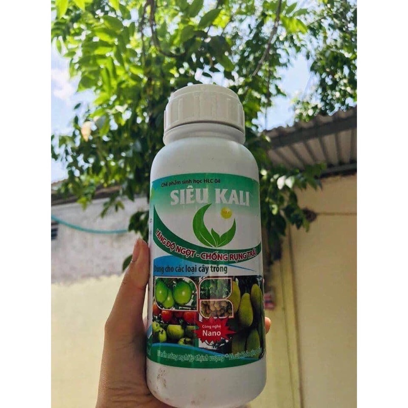 SIÊU KALI HLC 500ML - SIÊU NGỌT TRÁI, TĂNG ĐỘ NGỌT TRÁI, CHẮC TRÁI, TO CỦ, TO HOA CHO CÂY TRÔNG