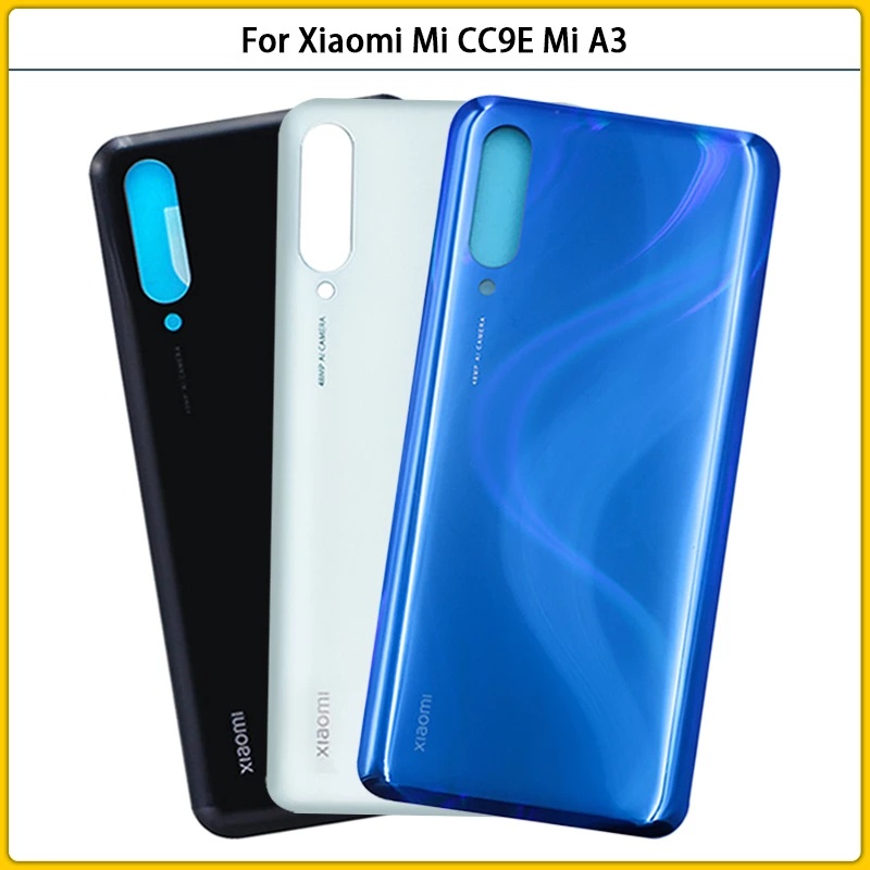Nắp Lưng Điện Thoại Mặt Kính 3D Thay Thế Cho Xiaomi Mi A3 6.09"