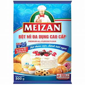 Bột Mì Đa Dụng Meizan Cao Cấp All-Purpose Flour Túi 500G-1KG Làm Được Tất Cả Các Loại Bánh Ngọt, Bánh Mì