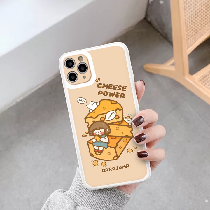 ỐP LƯNG IPHONE Phô mai  ốp iphone 12 pro/13pro/13promax/7/7+/8/8+/X/XS/XSM/11/11PMROMA tr1117