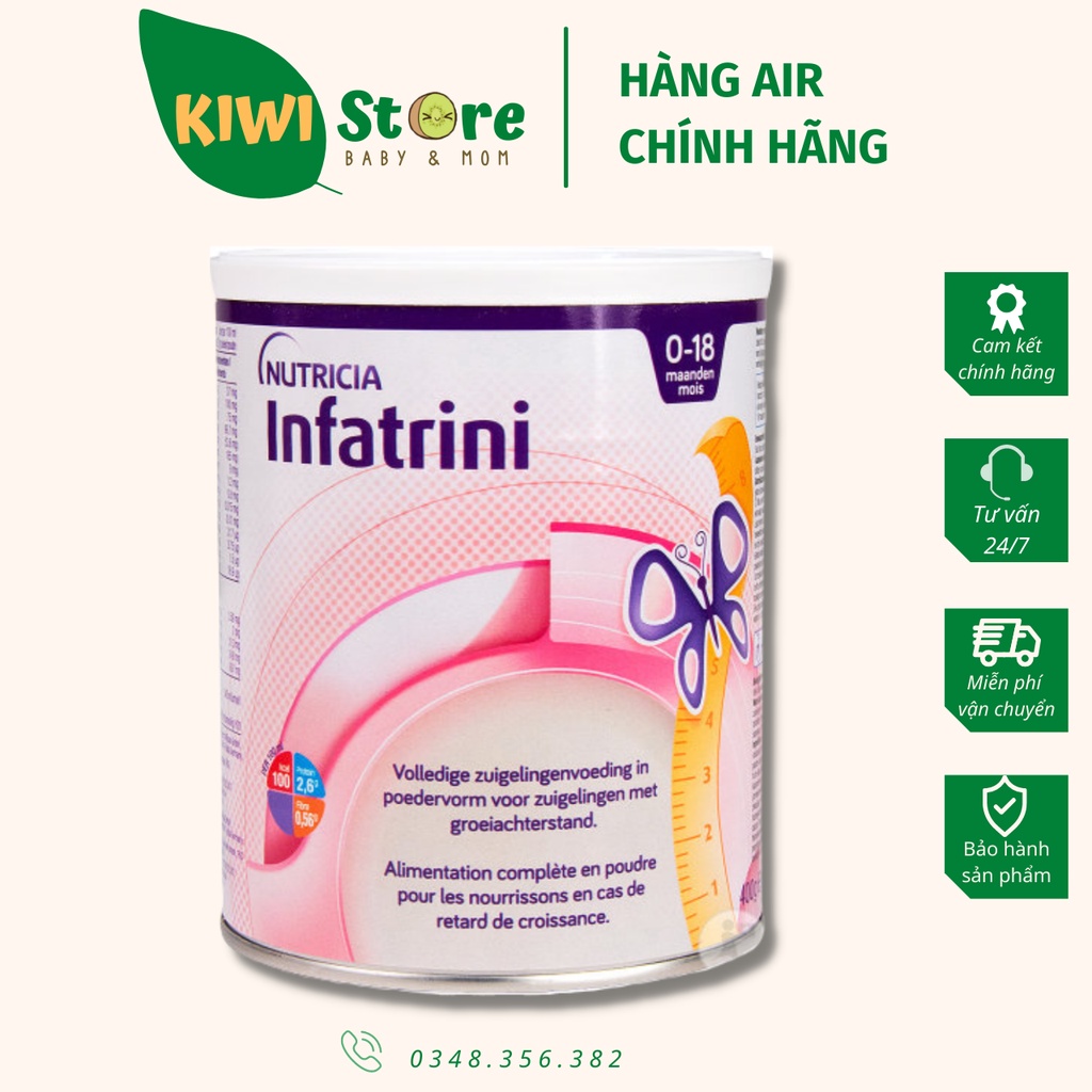 Sữa béo Infatrini nội địa Đức cho bé 0-18 tháng ( hộp 400g )