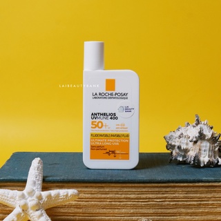 [50ML KHÔNG MÙI MẪU MỚI SHAKA] Kem chống nắng hóa học La Roche-Posay Anthelios UVMUNE 400 Invisible Fluid SPF 50+