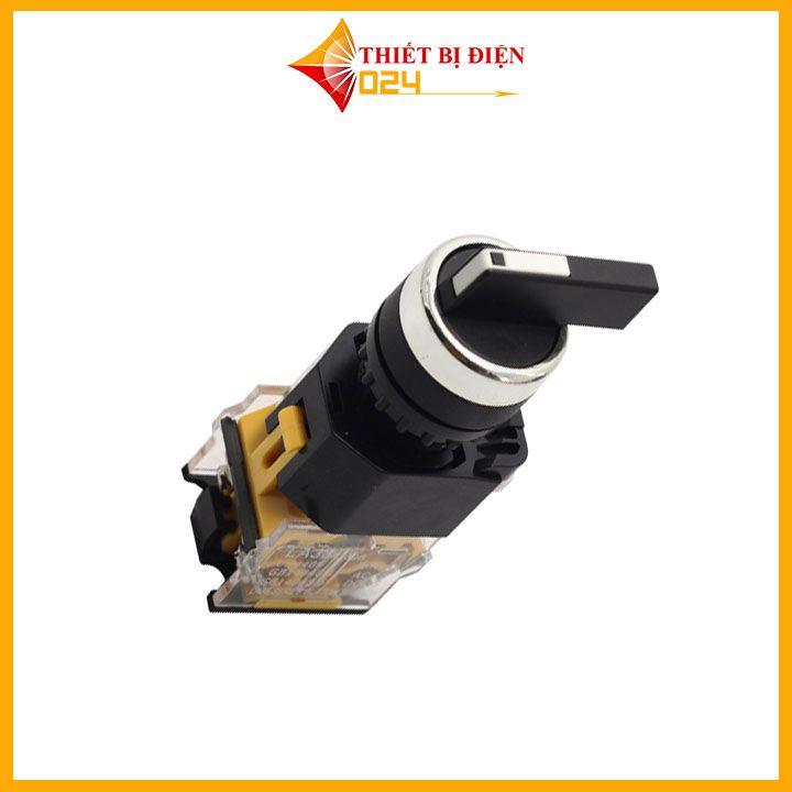 Công Tắc Xoay 3 Vị Trí LA38 440V-10A Tự Hồi ( Xoay Nhả)